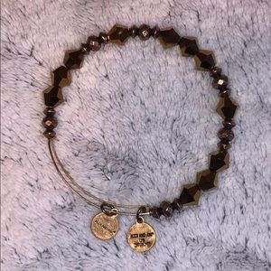 Gold Alex and Ani unique bracelet